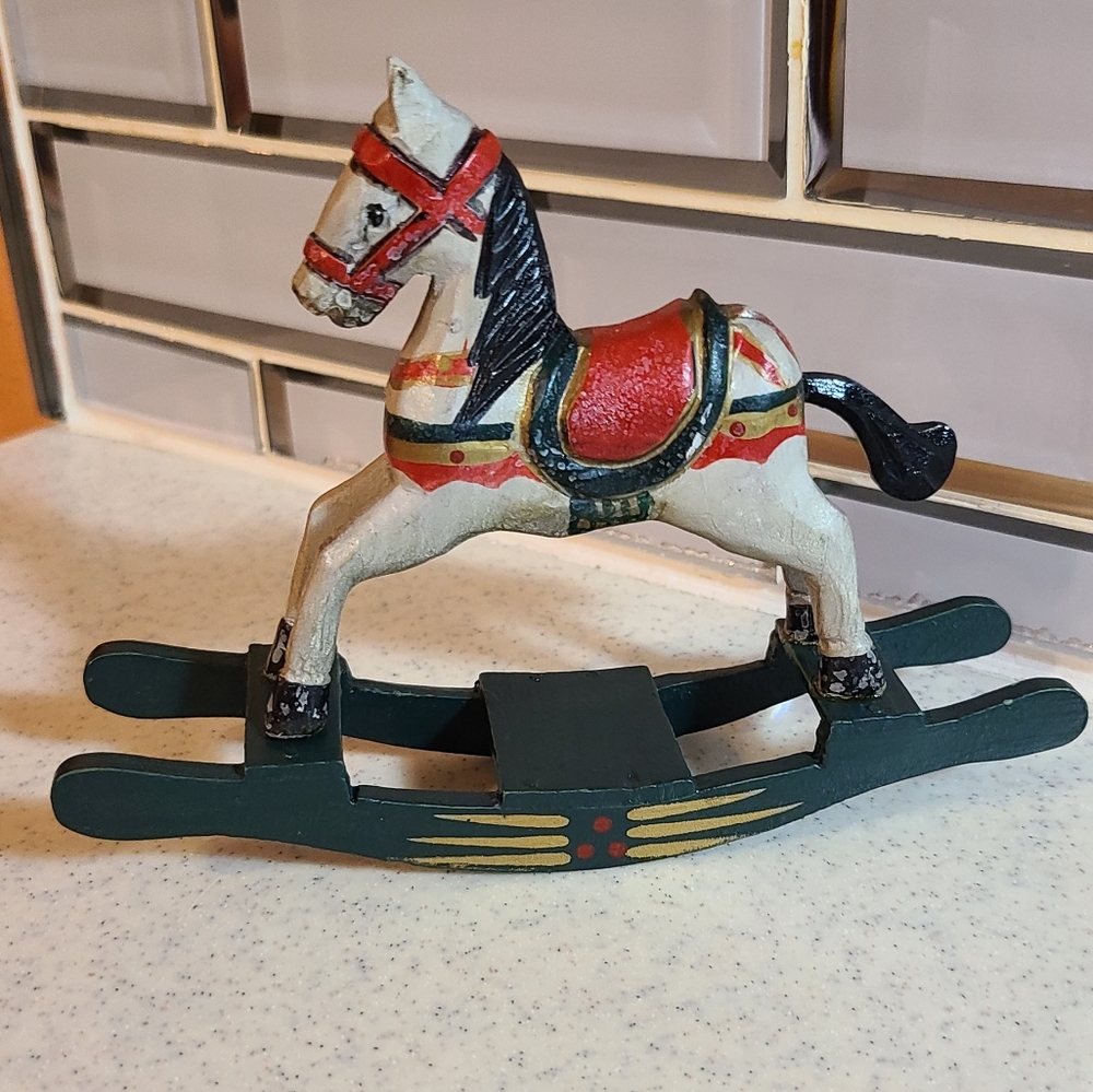 Wooden rockin horse for sale - Picture 4 of 7